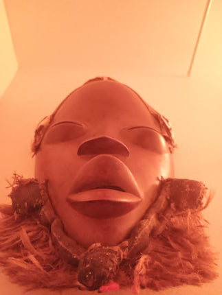 Rare African mask from Village Musuem in Africa
