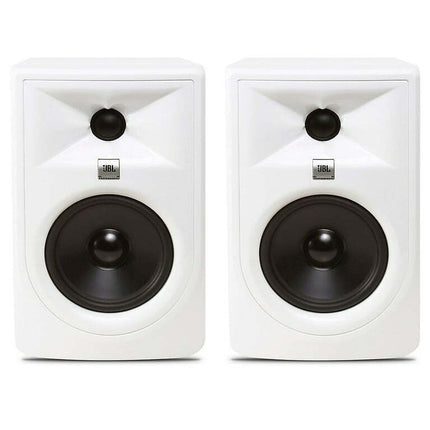 JBL 305P MKII Super White 5" Powered Studio Monitor Pair