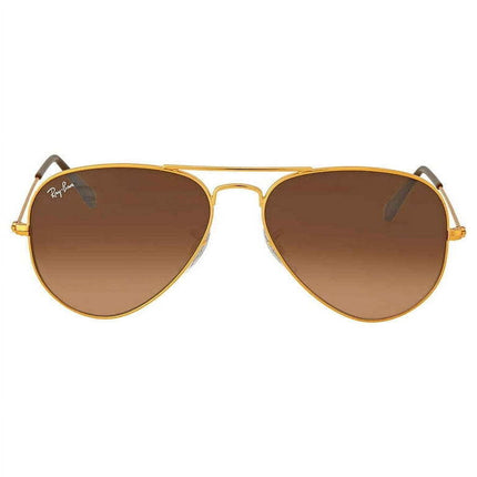 Ray Ban Pink-Brown Gradient Aviator Sunglasses