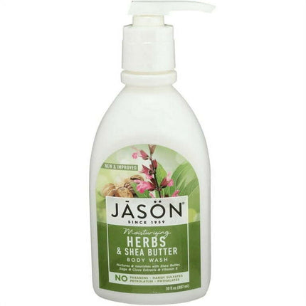 Jason Moisturizing Herbs & Shea Butter Body Wash 30 fl oz Liq