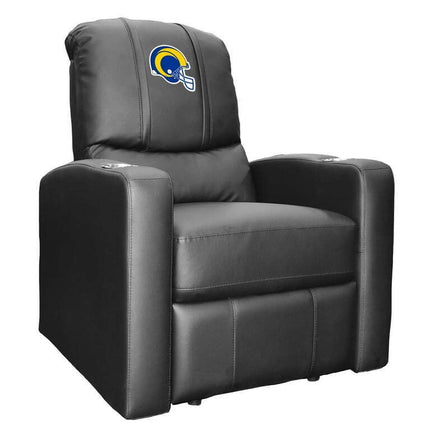 Los Angeles Rams Helmet Logo Stealth Recliner with Zipper System