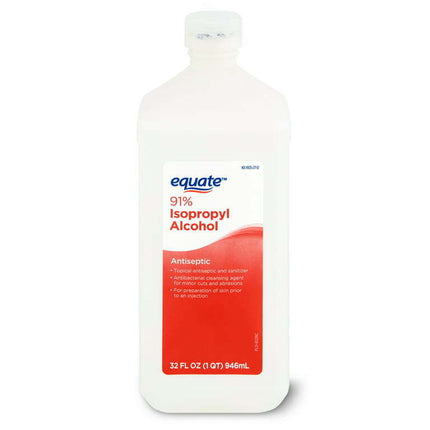 Equate 91% Isopropyl Alcohol Antiseptic, 32 fl oz
