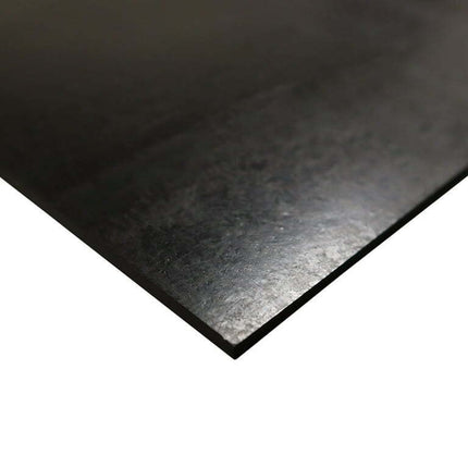Nitrile Commercial Grade Rubber Sheet, Black, 60A, 0.031" x 24" x 36"