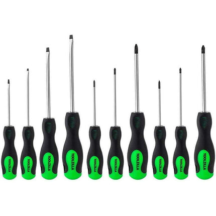 TOOLZILLA Screwdriver Set for DIY and Home Fixes (10 Pieces)