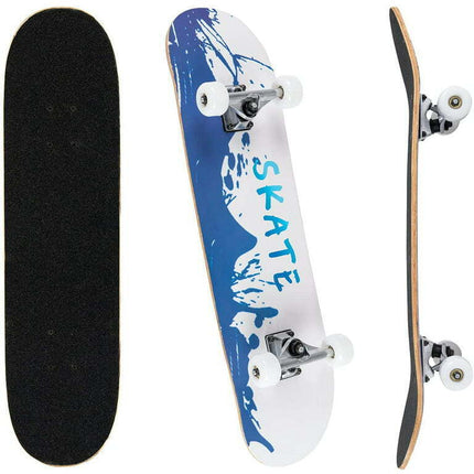 UMINEUX Complete Skateboard Made of Maple, Spindrift (31"x8")