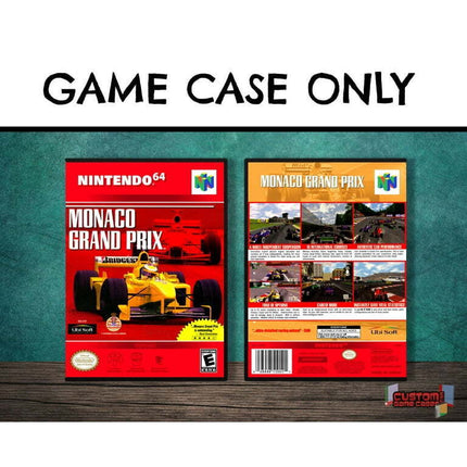 Monaco Grand Prix | (N64DG-V) Nintendo 64 - Game Case Only - No Game