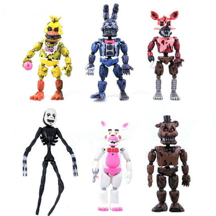 6pcs/set Five Nights At Freddy's PVC Action Figure Toys
