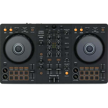 Pioneer DDJFLX4 2-Deck Rekordbox and Serato DJ Controller - Graphite