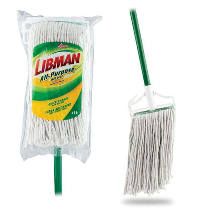 Libman All-Purpose Wet Mop (#16 Head) Cotton