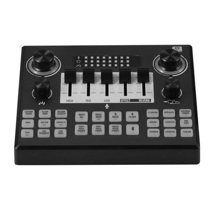 Vivitar Audio Mixer, Multiple Sound Pads & Effects for Vlogging, Black
