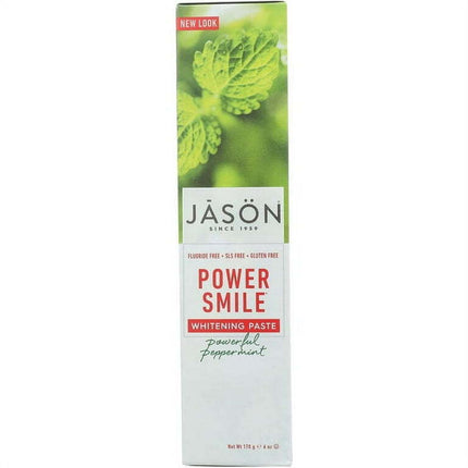 JASON Power Smile Powerful Peppermint Whitening Toothpaste, 6 oz.