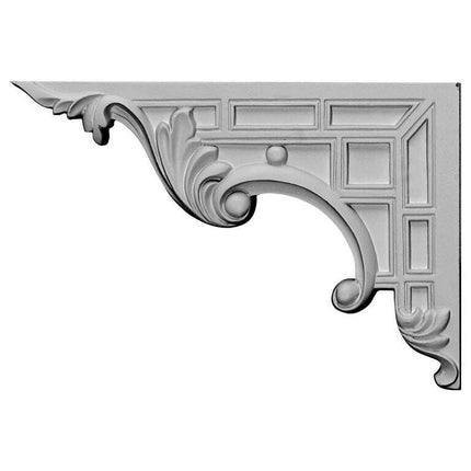 Ekena Millwork 9"W x 6 1/4"H x 5/8"D Nestor Stair Bracket, Left