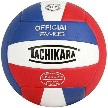 Tachikara 18S Composite Volleyball Ro/Wt/Scarlet