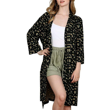 Doublju Women's Kimono Robe Sleepwear Pajama (Plus Size Available)