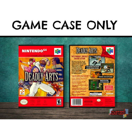 Deadly Arts | (N64DG-V) Nintendo 64 - Game Case Only - No Game