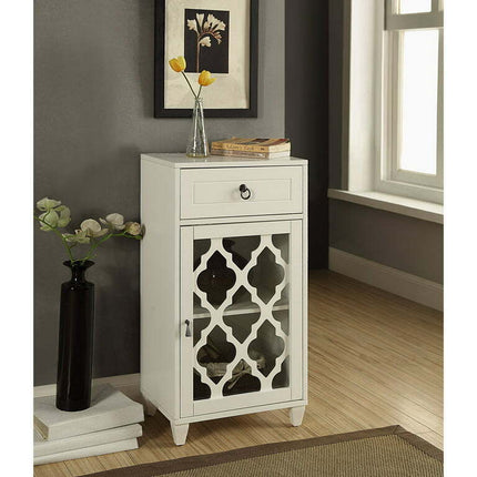 ACME Ceara Rectangular Accent Table in White