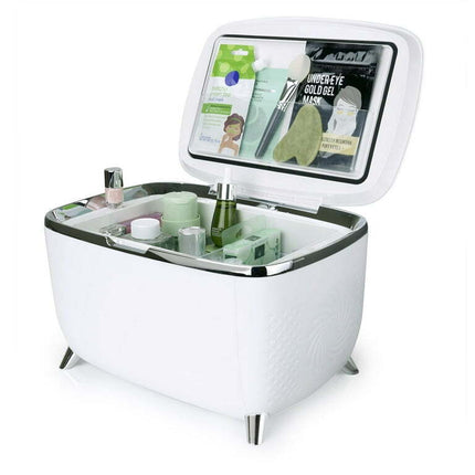 Personal Chiller 6L Cosmetics Skin Care Vanity Mini Refrigerator, White