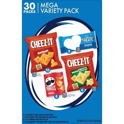 Kellogg's Variety Pack Snacks, 30.1 oz, 30 Count