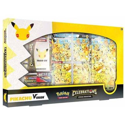 Pokemon Celebrations Pikachu V-Union Special Collections Box