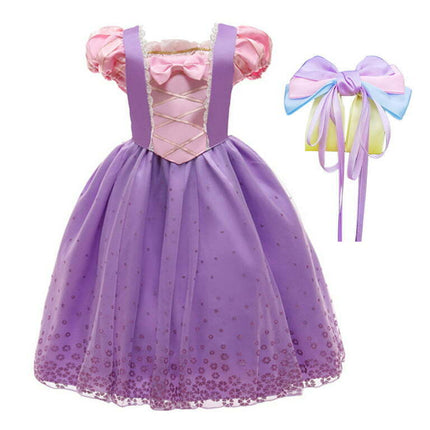 Phenas Girls Sofia Princess Costume Birthday Party Dress with Accessories