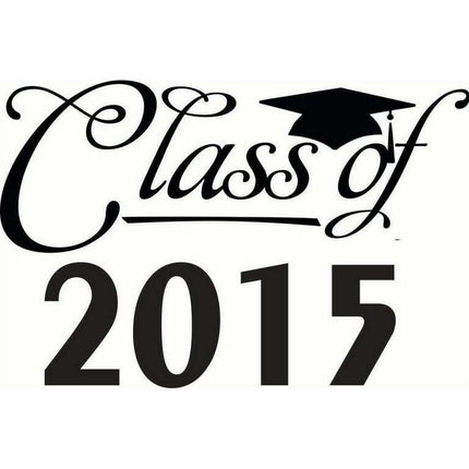 Custom Designs Class Of 2015 School Graduation Celebration Party Boy Girl 10x20"