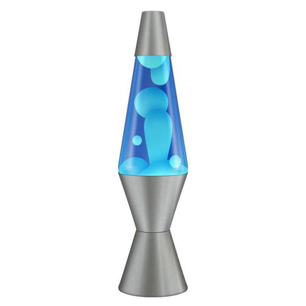 Schylling 14.5" Original LAVA Lamp, Ice Cold - White & Blue