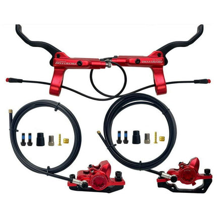 eBike Hydraulic Disc Brake Set Electric Bicycle Scooter Cut Off Brake Lever