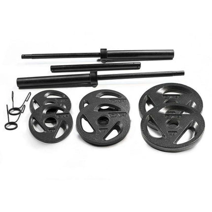CAP Barbell Olympic Weight Set, 110 lbs.
