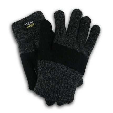Polar Extreme Women's Thermal Insulated Super Warm Winter Gloves (Black)
