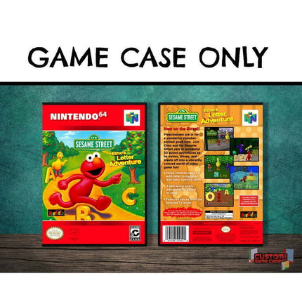 Elmo's Letter Adventure | (N64DG-V) Nintendo 64 - Game Case