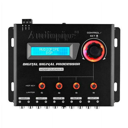 Audiopipe ADSPCLEAN4 1 in. 4 out Digital Signal Processor