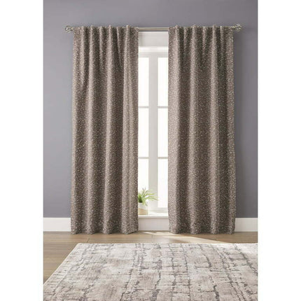 Better Homes & Gardens Boucle Blackout Curtain Panel, 50" x 84", Brown