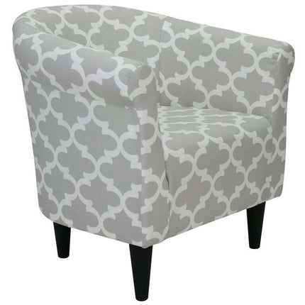 Mainstays Microfiber Bucket Accent Chair, Fynn Gray