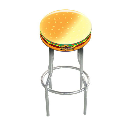 Burger Time 21.5" to 29.5" Adjustable Arcade Stool, Arcade1Up