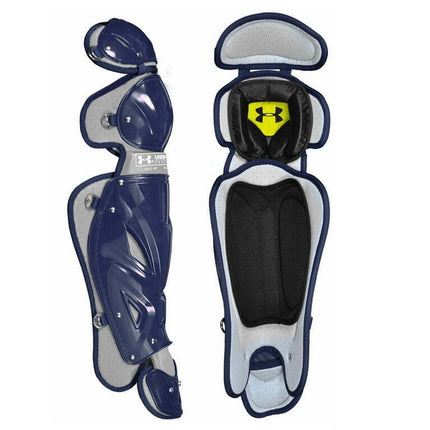 Under Armour Adult Pro Catcher's Leg Guards 16.5" Navy
