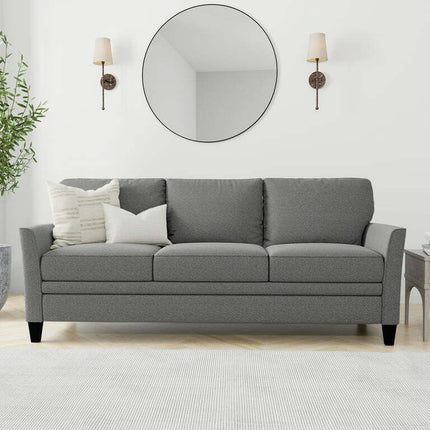 Mainstays Auden 3 Seat Classic Modern Sofa, Gray