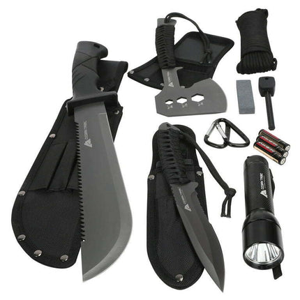Ozark Trail 12-Pack Camping Tool Set Black, Model 4988
