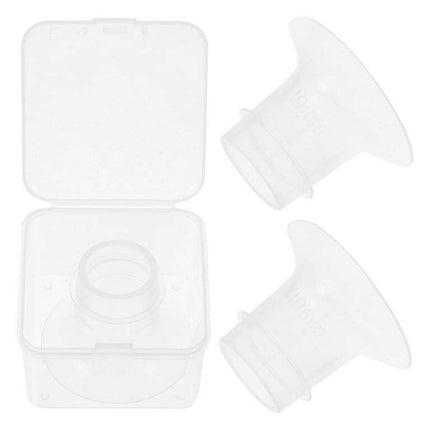 4 pcs Wearable Breast Pump Flange Inserts Mom Cozy Silicone Flange Inserts