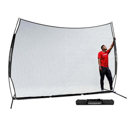 PowerNet 12x9 Ft Sports Barrier Net for Player & Property Protection (1021)