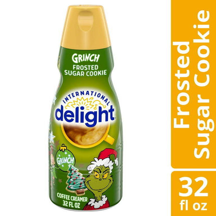 International Delight Grinch Frosted Sugar Cookie Coffee Creamer, 32 oz.