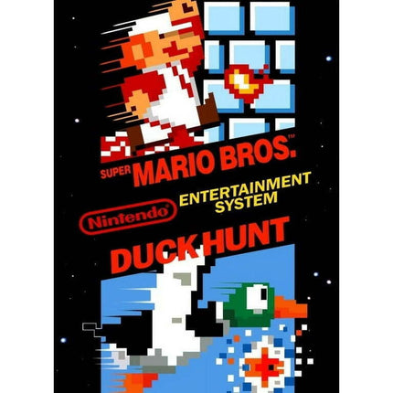 Used Super Mario Bros / Duck Hunt For NES Console