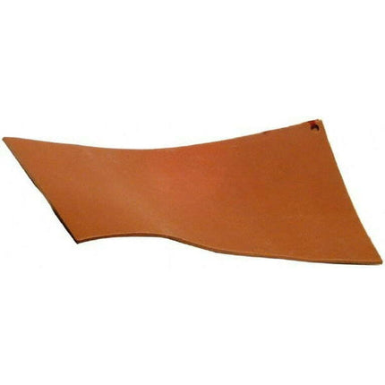 Silicone Closed Cell Sponge Rubber Sheet, 12" W x 12" L x 1/8" Thick, Orange-Red
