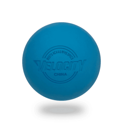 Light Blue Lacrosse Balls, Case of 120 w/ Ball Bag