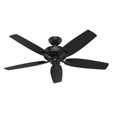 Hunter Newsome 52 Damp Newsome 52" 5 Blade Indoor / Outdoor Ceiling Fan - Black