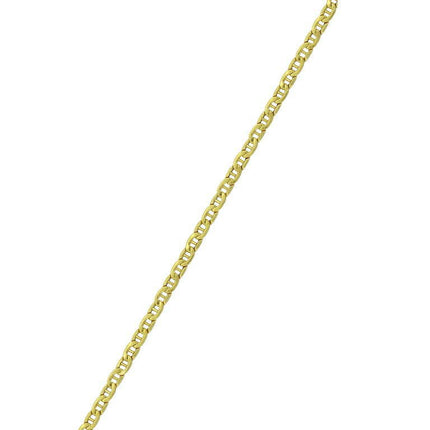 Brilliance Fine Jewelry 10K Yellow Gold Mariner Chain Necklace, 20"