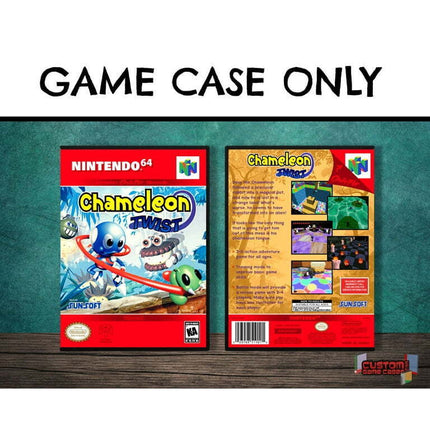 Chameleon Twist | (N64DG-V) Nintendo 64 - Game Case Only - No Game