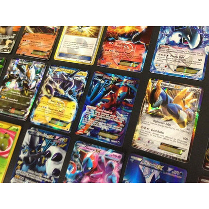 Pokemon Card Lot 100 Official TCG Cards Ultra Rare Included - Gx Ex Mega + Holo