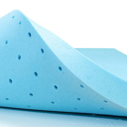 2, 3, or 4 Inch Gel-Infused Memory Foam Mattress Topper(3", Twin)