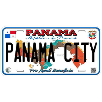 Panama - Panama City Custom Novelty Car License Plate