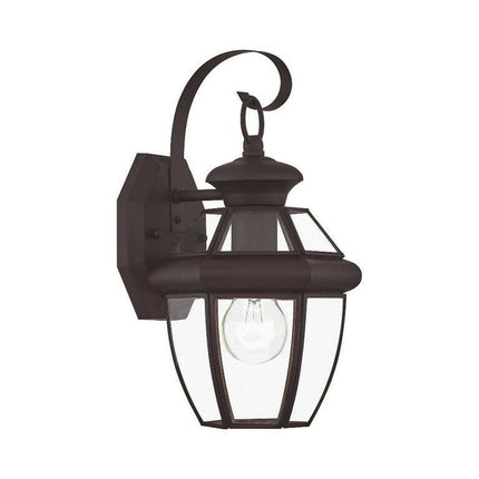Livex Monterey 2051-07 Outdoor Wall Lantern - 12.5H in. Bronze